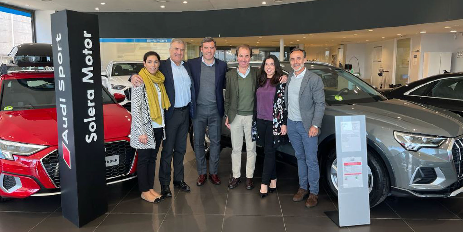 José Miguel Aparicio, Director General de Audi España, visita Solera Motor