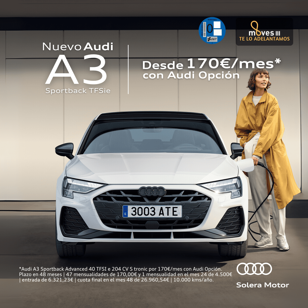 A3 TFISe HIBRIDO ENCHUFABLE SOLERA MOTOR AUDI