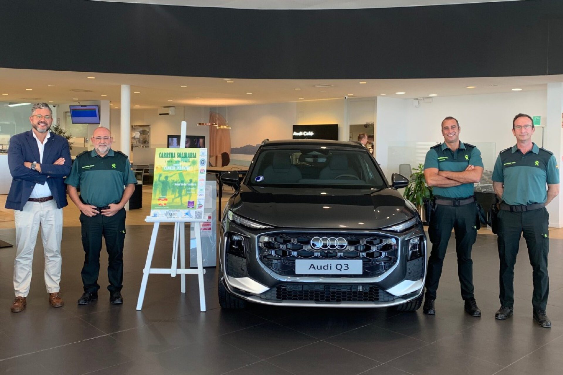Solera Motor Audi se une a la carrera solidaria de la Guardia Civil contra el cáncer infantil en Jerez